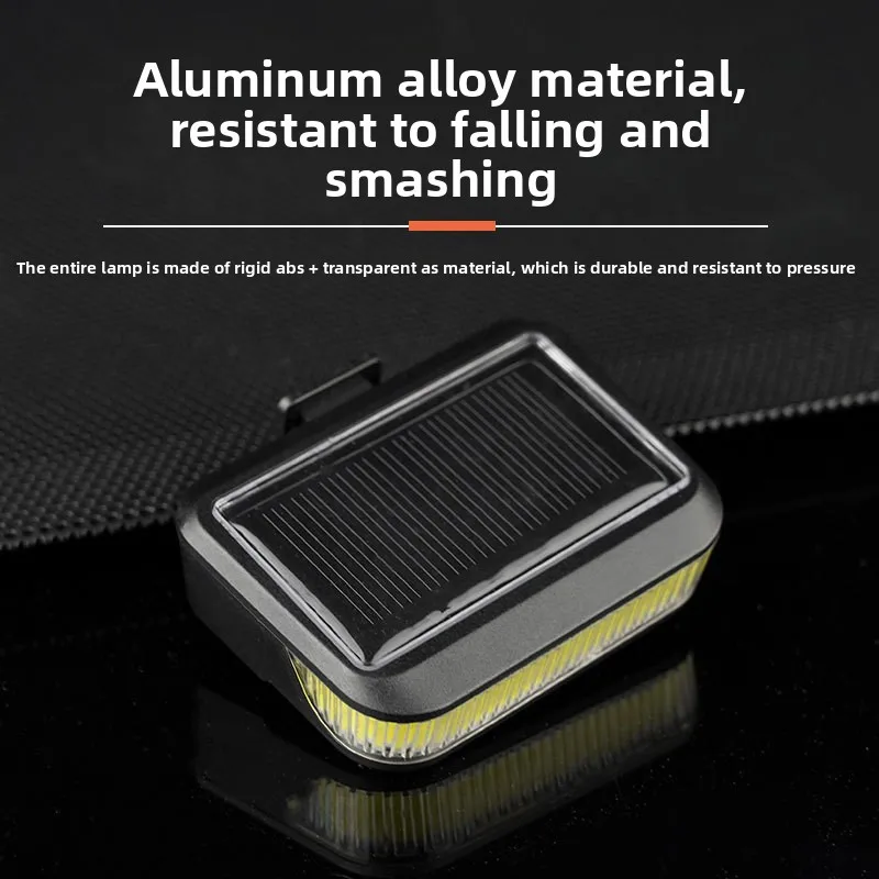 Multifunctional Super Bright Mini Bike Front Light - USB Rechargeable Backpack Buckle Flashlight