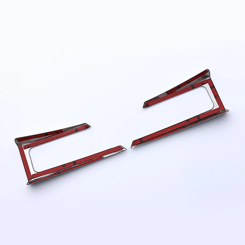 Car Exterior Trim For Toyota Raize A200A 210A 2019 Stainless Steel Chrome Rear Reflector Garnish Car Styling accessorie Stickers