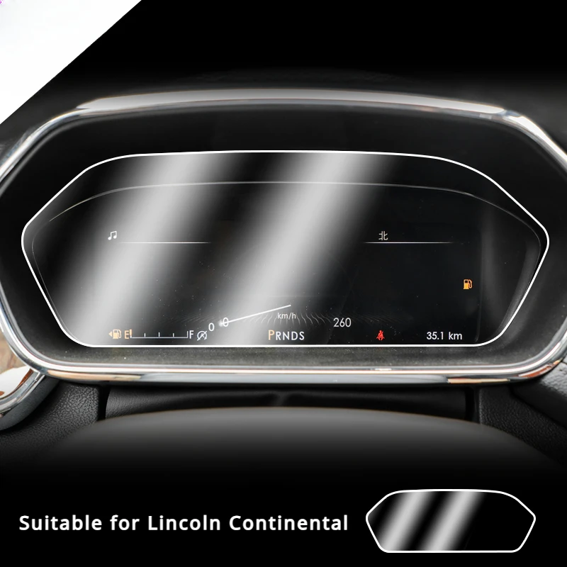 

For Lincoln Continental 2016 2017-2020 LCD Dashboard Screen TPU Protective Film Anti-scratch Speedomete interior Car Accessories