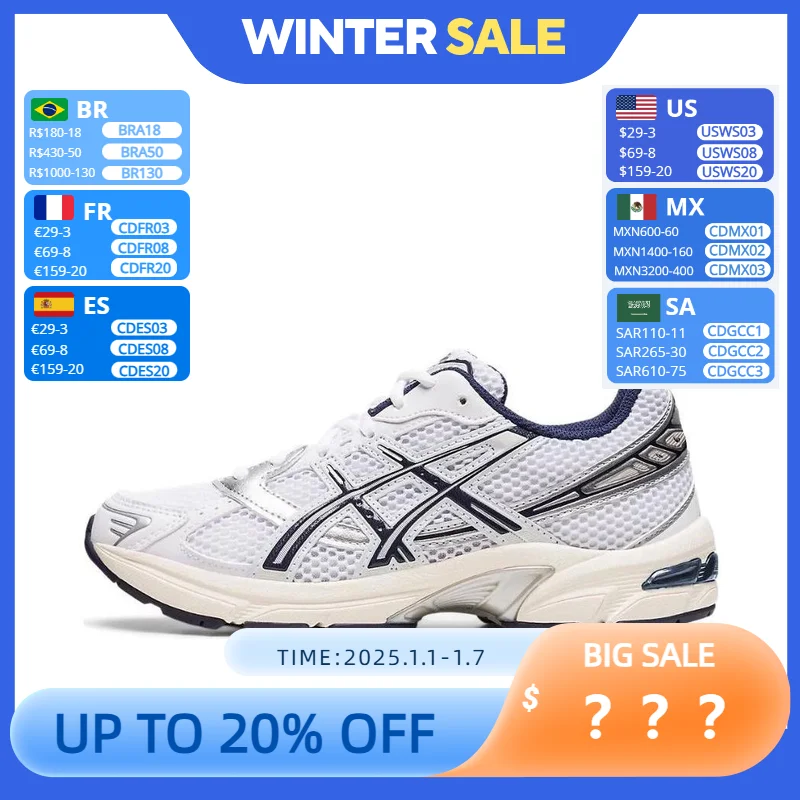 Asics Gel-1130 Sneaker Men and Women Running Shoes Tenis Cushion Low-top