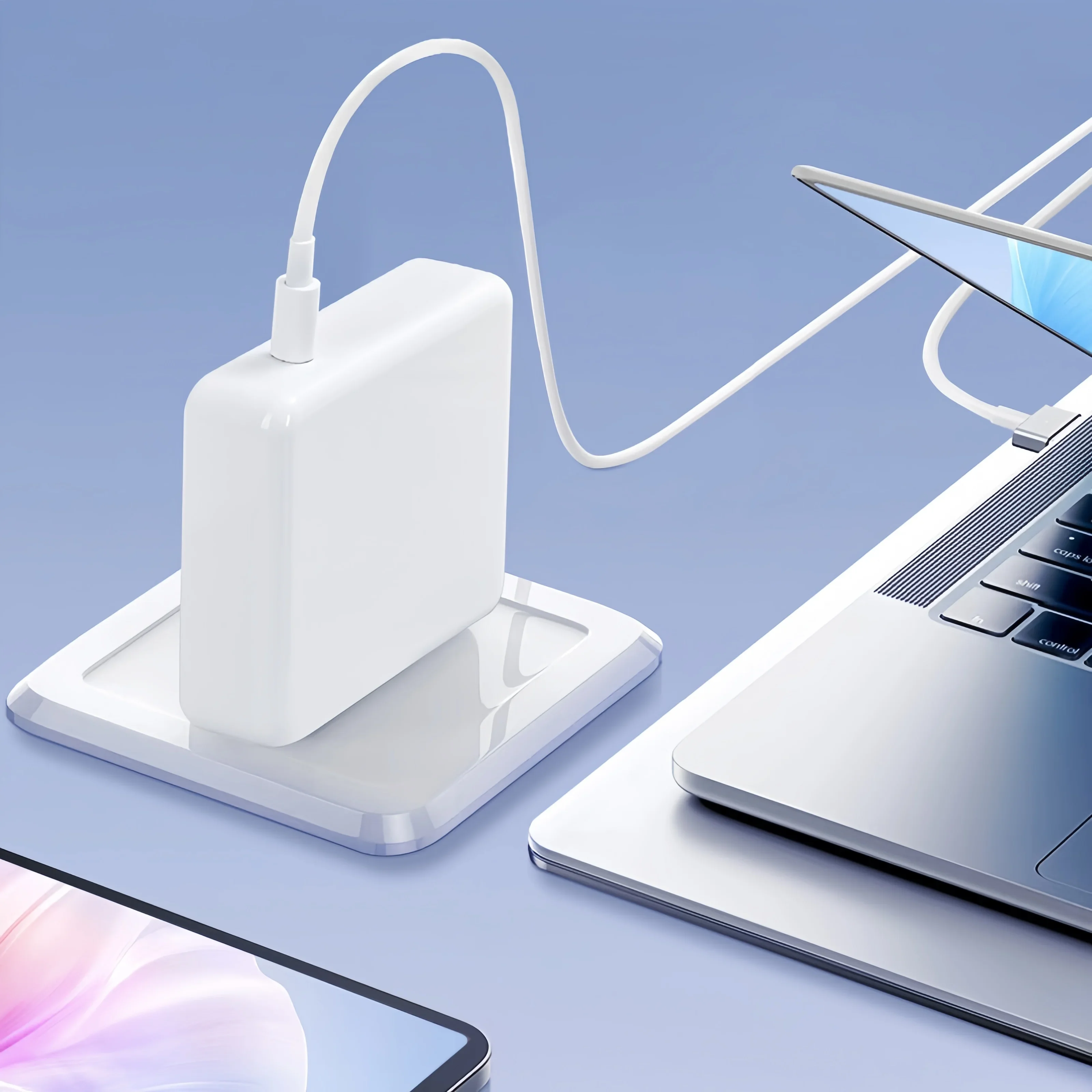 61W USB-C PD Fast Charger Power Adapter Type-C Cable for MacBook Pro 13
