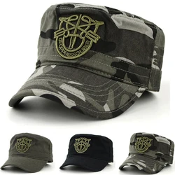 Army Baseball Cap Men's Tactical Army Fan Camouflage Cap Adjustable Visor