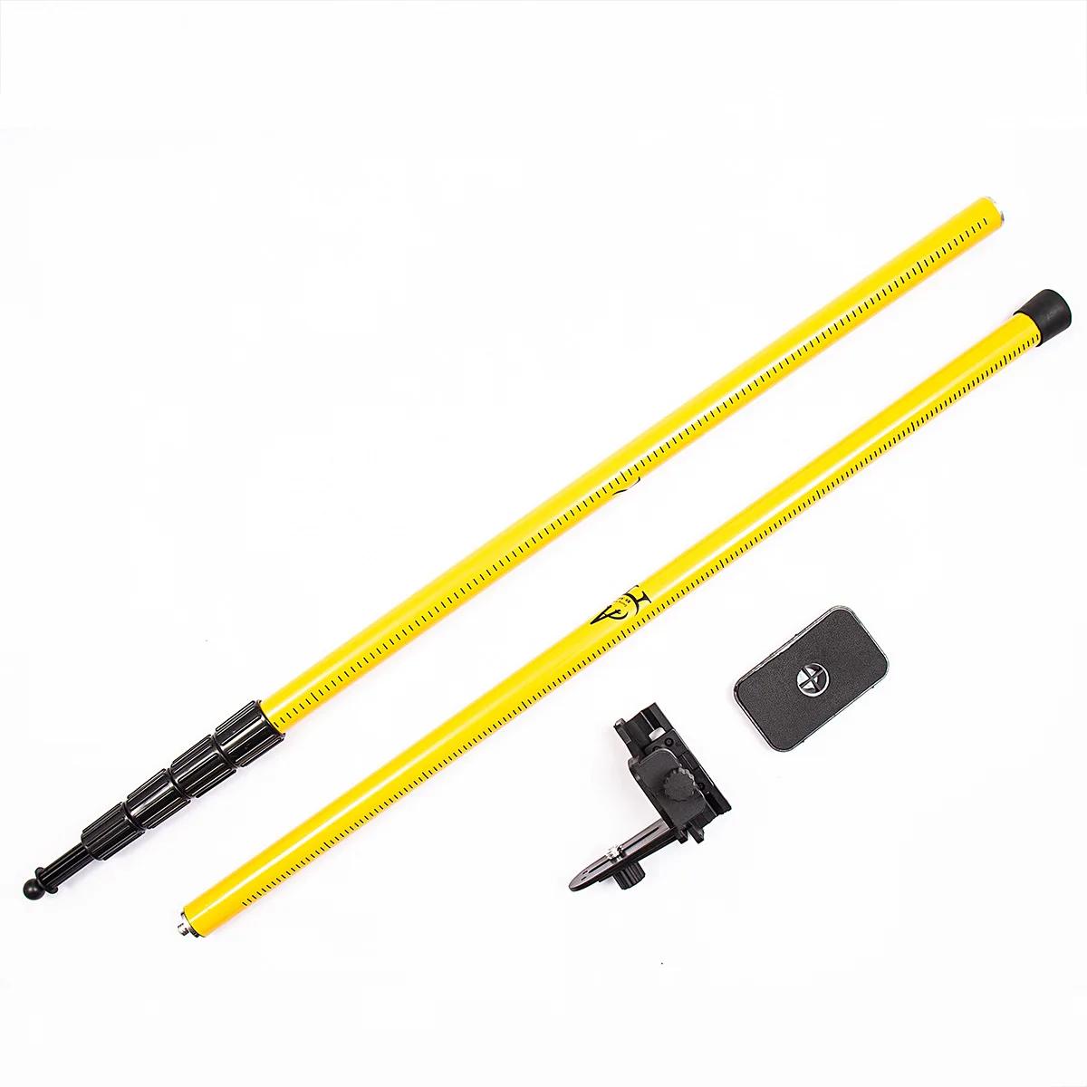 Wholesale 4m green industrial aluminum telescopic rod DIY wall-mounted laser level top rod support tower ruler