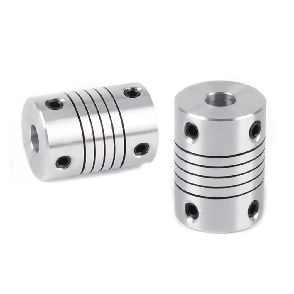 

5PCS Elastic Coupling 3D Printer Engraving Machine Stepper Motor Encoder Flexible Shaft Coupler Vibration Absorption