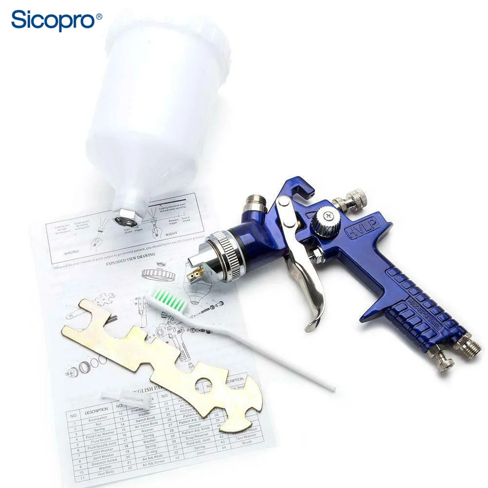 

Многофункциональный автомобильный распылитель HVLP Sico H827, сверхмощный распылитель воздуха