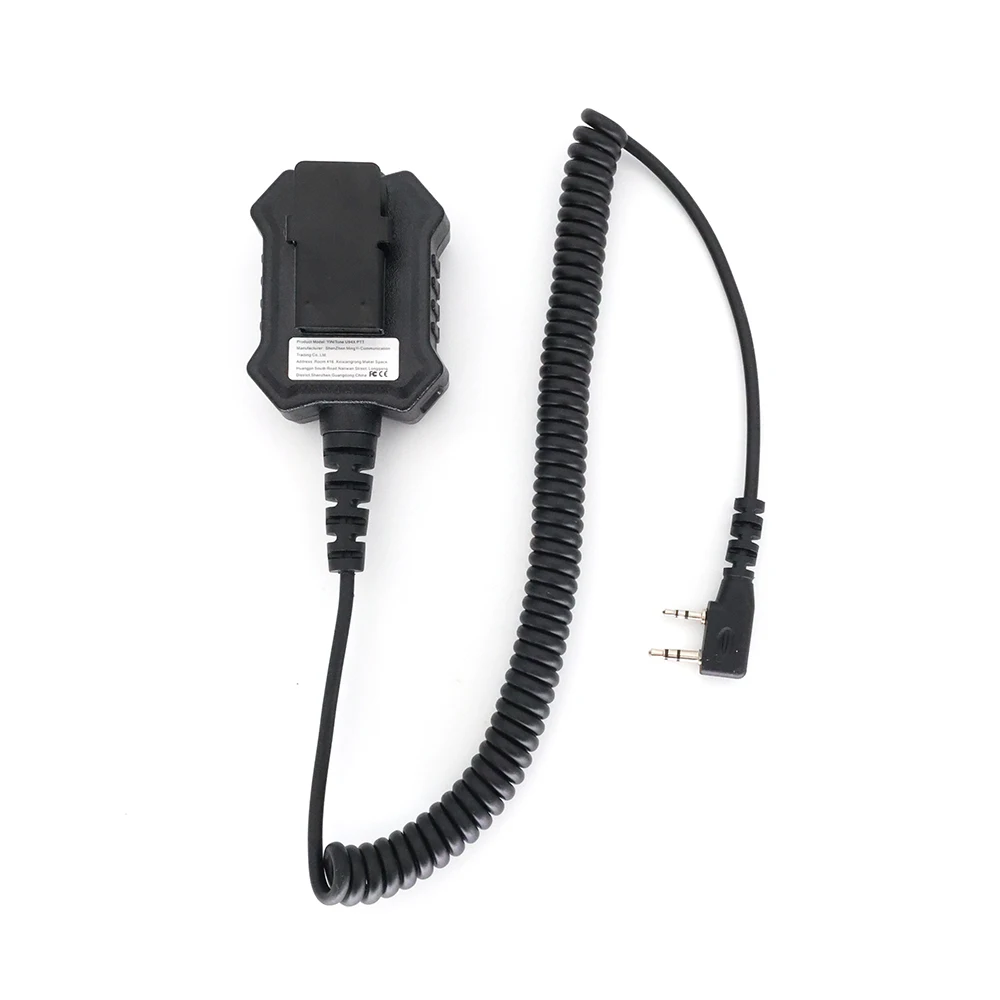 Cilivan-U94X PTT Adaptador de fone de ouvido, rádio portátil, Walkie Talkie, apto para kenwood, HYT, TYT, Baofeng, UV 82, UV5R, UV6R, BF888S, novo, 2022