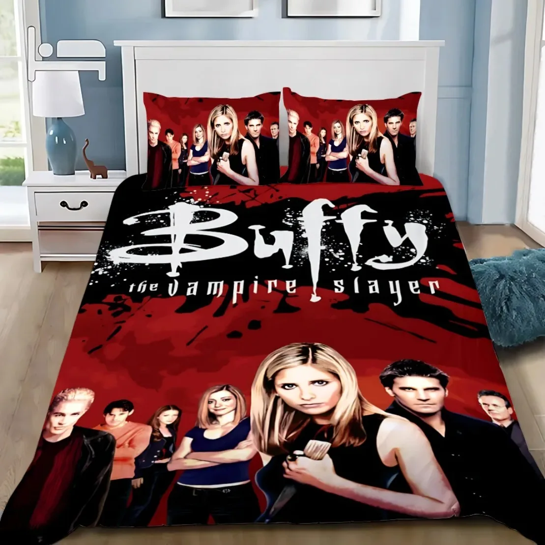 Buffy the vampire Bedding Set 3D Print Buffy the Vampire Slayer Duvet Cover Set Aldult Kid Bedroom Duvetcover Sets