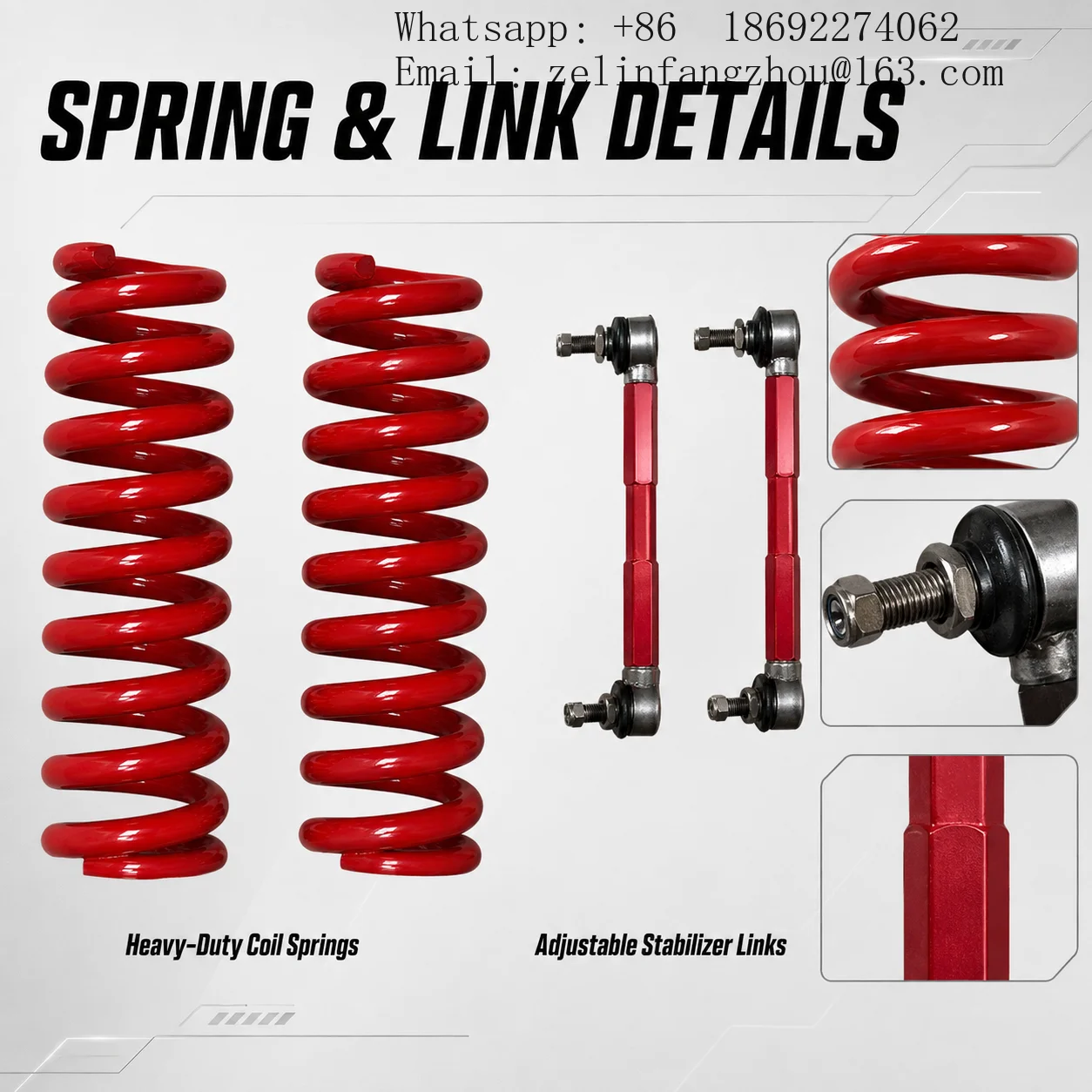 BT58 Nitrogen Suspension Shock Absorber Heavy Duty Rubber Bushing for Mitsubishi Pajero V31 V32 4x4 4WD Off Road Lifted
