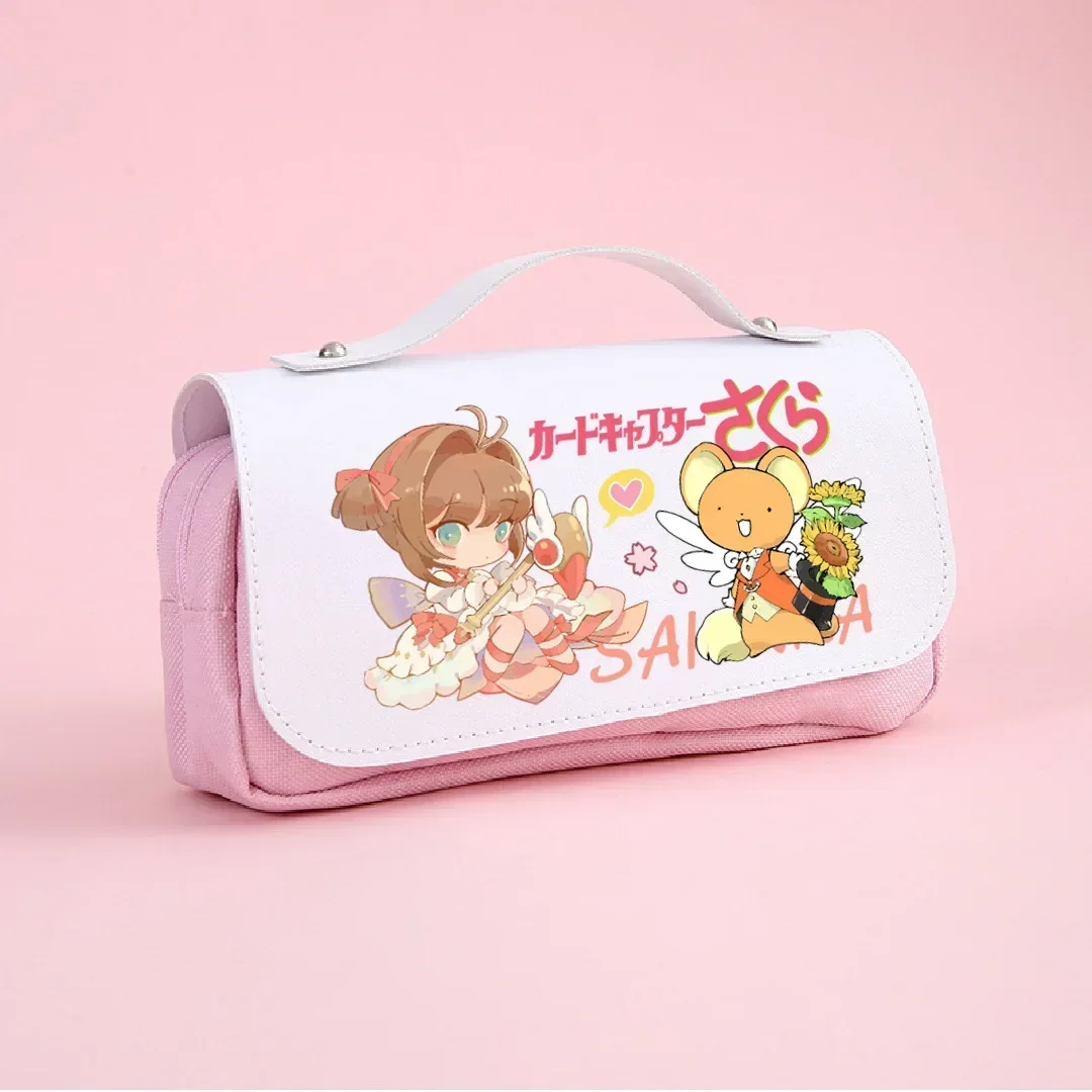 Anime Cardcaptor Sakura Clow Card Pencil Case Cosplay Pencil Bag Pen Bag Back To School Supplies Pencil Pouch