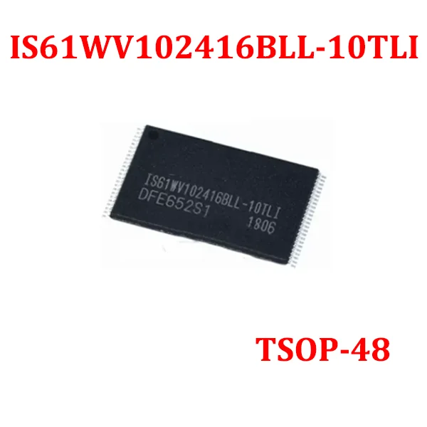 1PCS/10PCS/50PCS/100PCS IS61WV102416BLL-10TLI TSOP-48 Brand New Original IC Chip