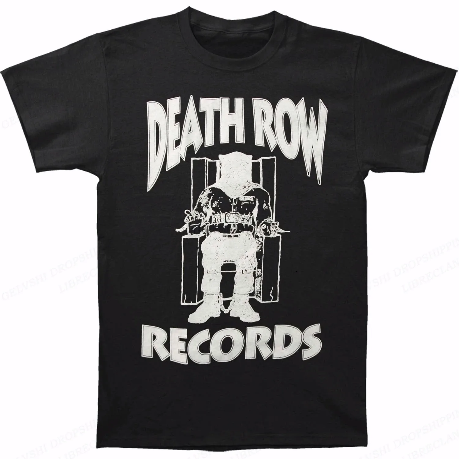 Death Row Records T-shirt, Summer 2024 Men\'s Fashion T-shirt, Cotton T-shirt, Kids Hip Hop T-shirt, Women\'s Casual short Sleeve