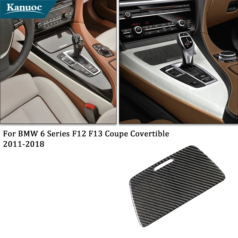 

Carbon Fiber Water Cup Panel Stickers For BMW 6 Series F12 F13 Coupe Covertible 2011-2018 Car Decorative Interior Accessories