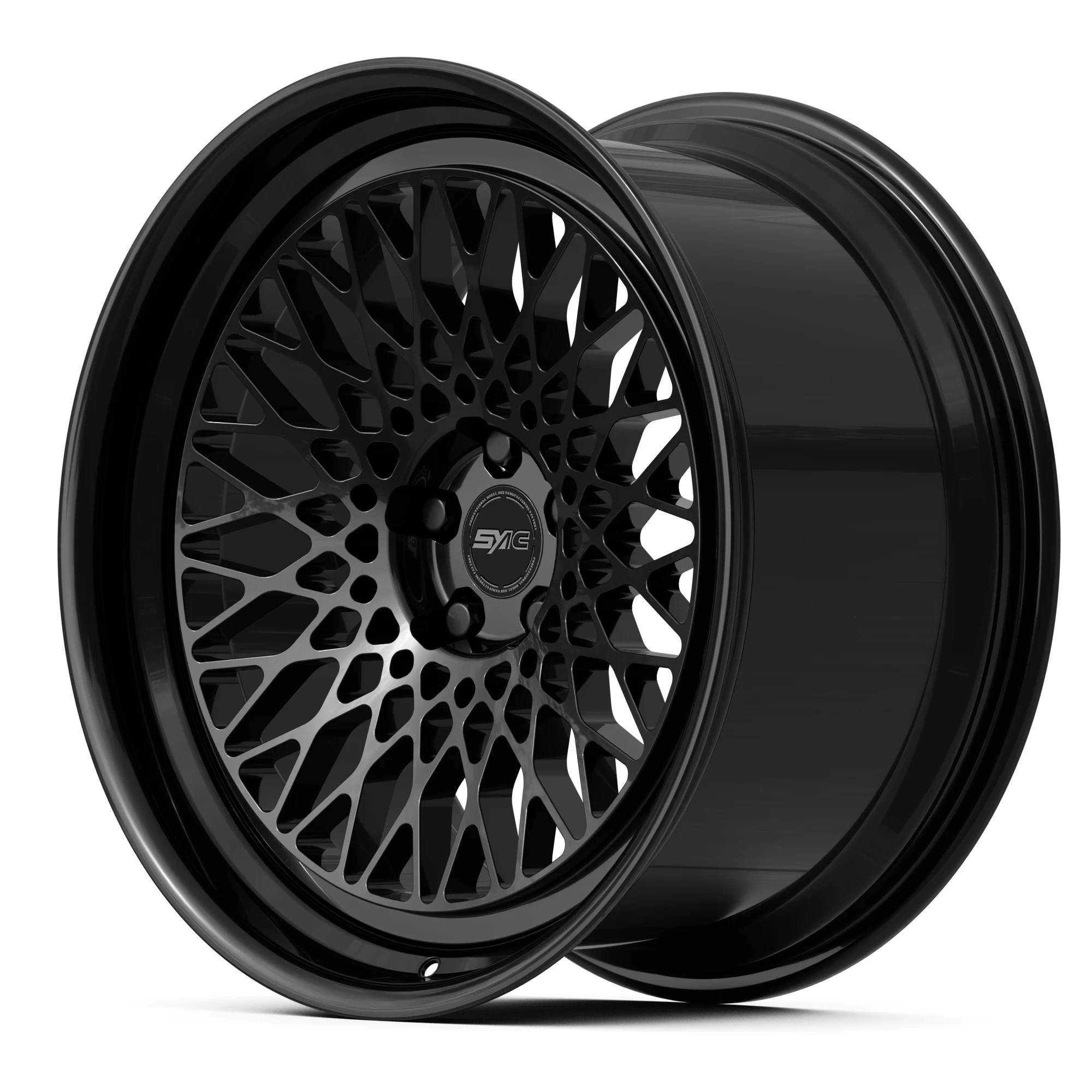Custom Private Production 19x8.5/19x9.5 PCD5x112 Two-Piece Forged Aluminum Alloy Rims Fashion Style Front & Rear Wheels 25mm ET