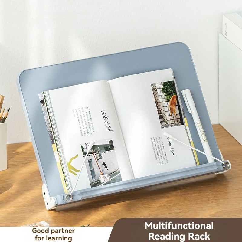 

Настольная подставка для чтения, настольная подставка для чтения, книжная полка, держатель для книг, многофункциональный пластик для сидения