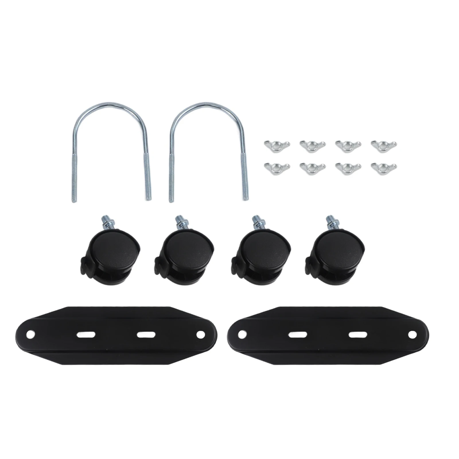 Enhanced Heater Mobility Carbon Steel Stand Black for Electric Heater Stand Enhanced Mobility For Electric Heaters