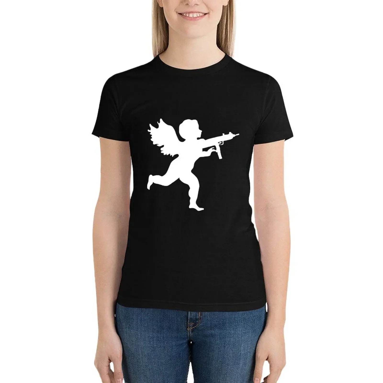 Vanilla Ice Cupid Logo T-Shirt female summer tops Women's tee shirt