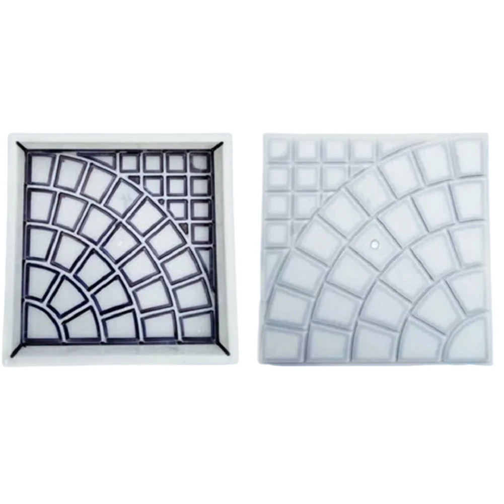 Plastic Garden Pavement Mold Reusable DIY Road Path Paving Brick Mould Garden Pavement Road Paving Brick Mould Outdoor Decor