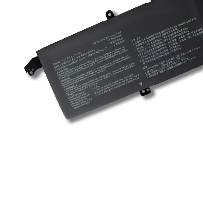 Replacement battery C41N1908 15.4V 4800mAh For G14 GA401 GA401II GA401QM GA401QH GA401IU GA401IV GA401QE  Laptop Battery