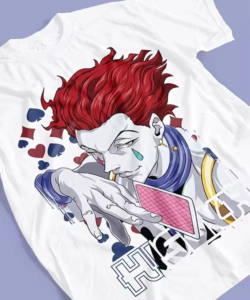 Hunter X Hunter T-shirt Vintage Loose Oversized Unisex Print T-shirts for Men Women Fashion Hip Hop Casual high quality Couples