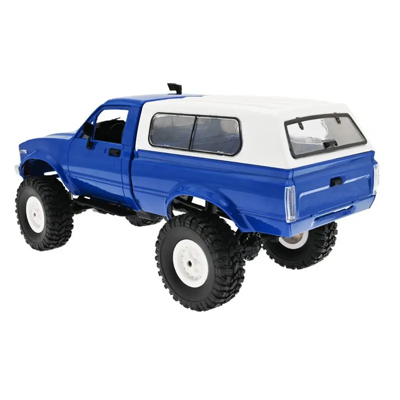 【NEW USER EXCLUSIVE】WPL C24-1 RC Car 1:16 Scale 2.4G 4WD Remote Control Electric Off-Road Car LED Light Pick-Up Truck Functi