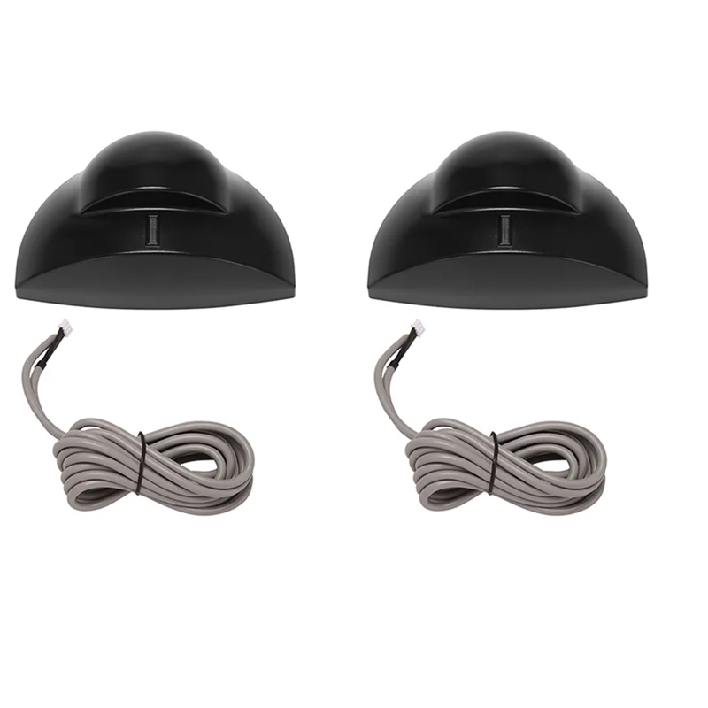 2X PIR Motion Sensor Exit Infrared  For Exit For Automatic Opening Door Access Control,Black