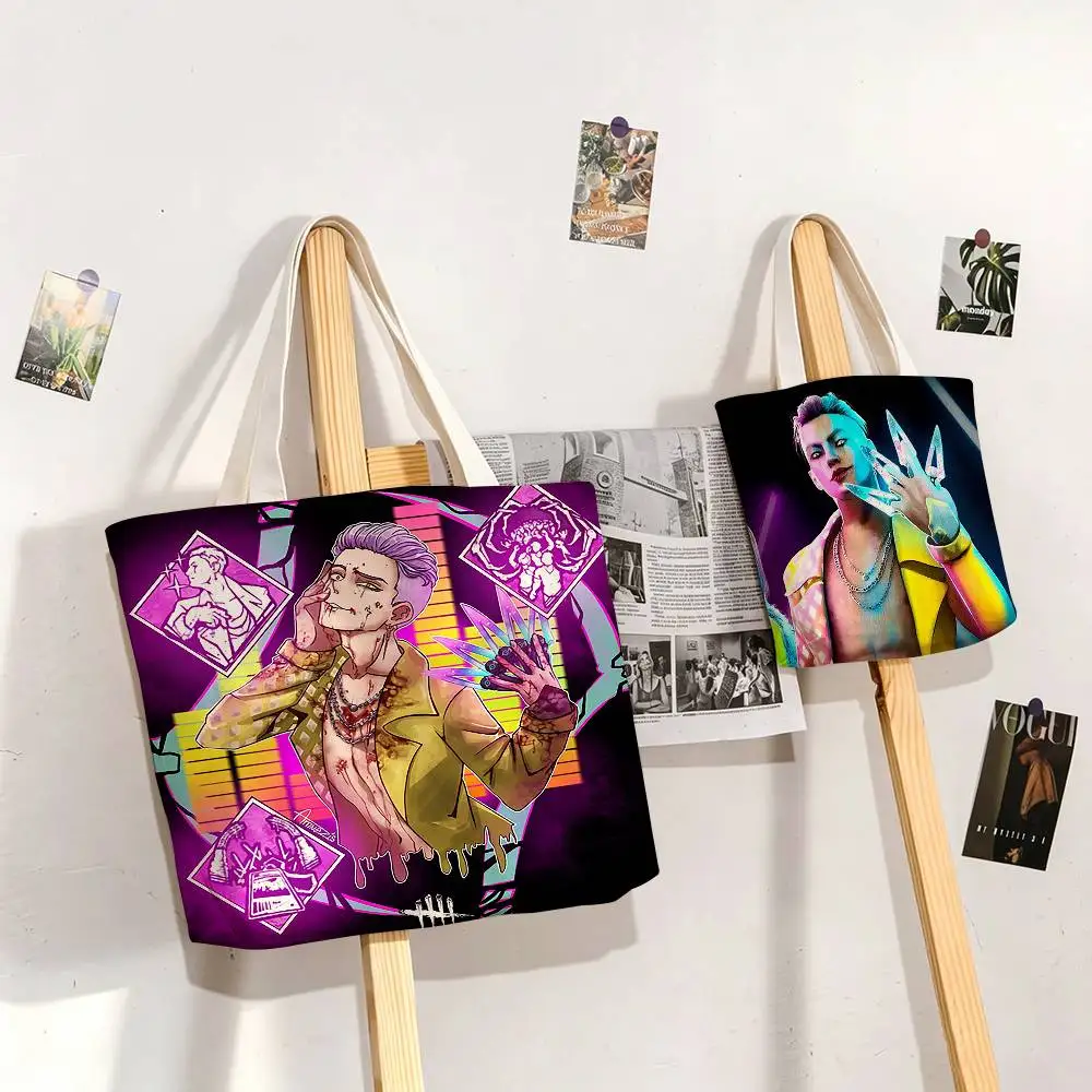 Dead by Daylight Trickster   Printed Canvas Tote Bag Shoulder Bag Commuter Mommy Shopping Bag
