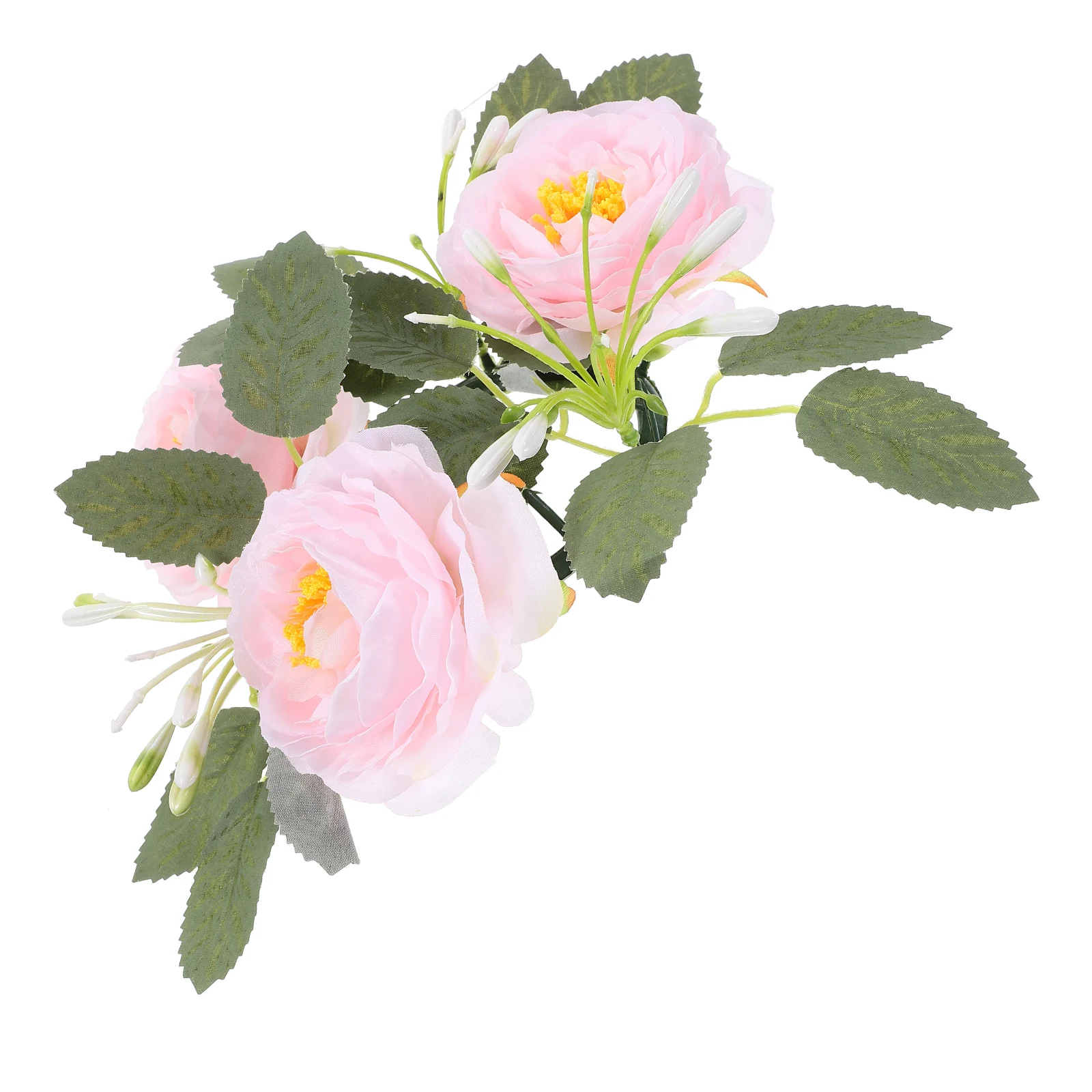 

Simulated Camellia Wreath Garland for Wedding Home Wreath For Wedding Flower Rings Pillars Table Centerpiece