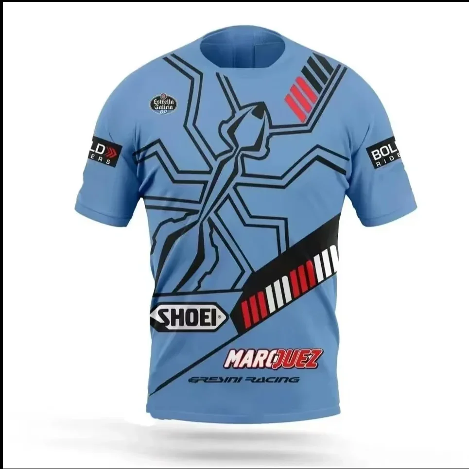 2025 MOTO 3D Printing Plus-size Men's T-shirt Sports Outdoor Quick Drying Breathable Cycling Racing Uniform Short Sleeves image 5