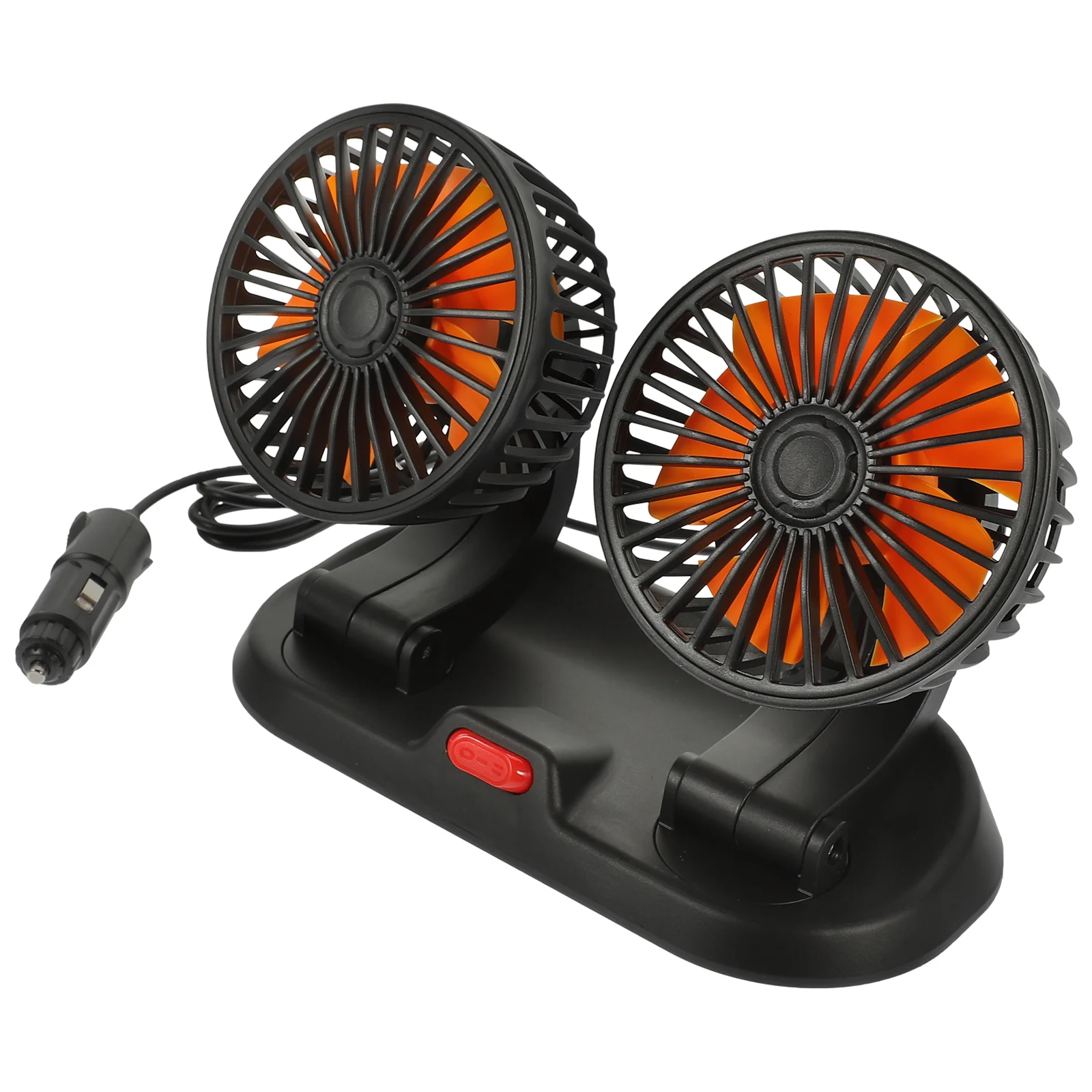 

Portable Fan Car Double-headed for Cars Adjustable Multi-functional Mini Small Fans Stroller 135X14X218CM Interior Auto