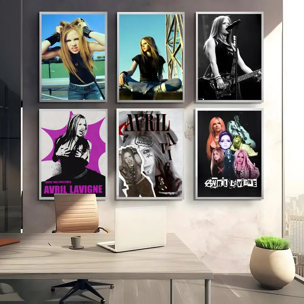 Punk Avril Ramona Lavignes Poster High-definition poster stickers ideal gifts for bedrooms living rooms