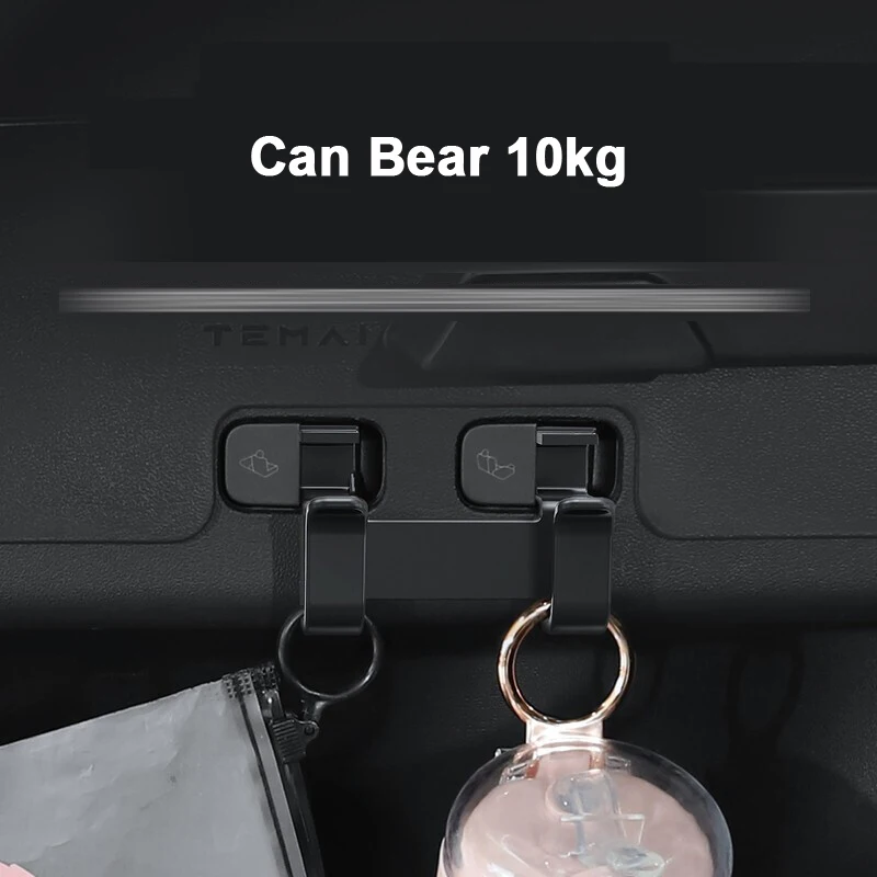 Untuk Tesla Model Y 2023 Pemegang Kait Bagasi Belakang untuk Tas Bagasi Payung Gantungan Kait ABS Model Y Aksesori Interior