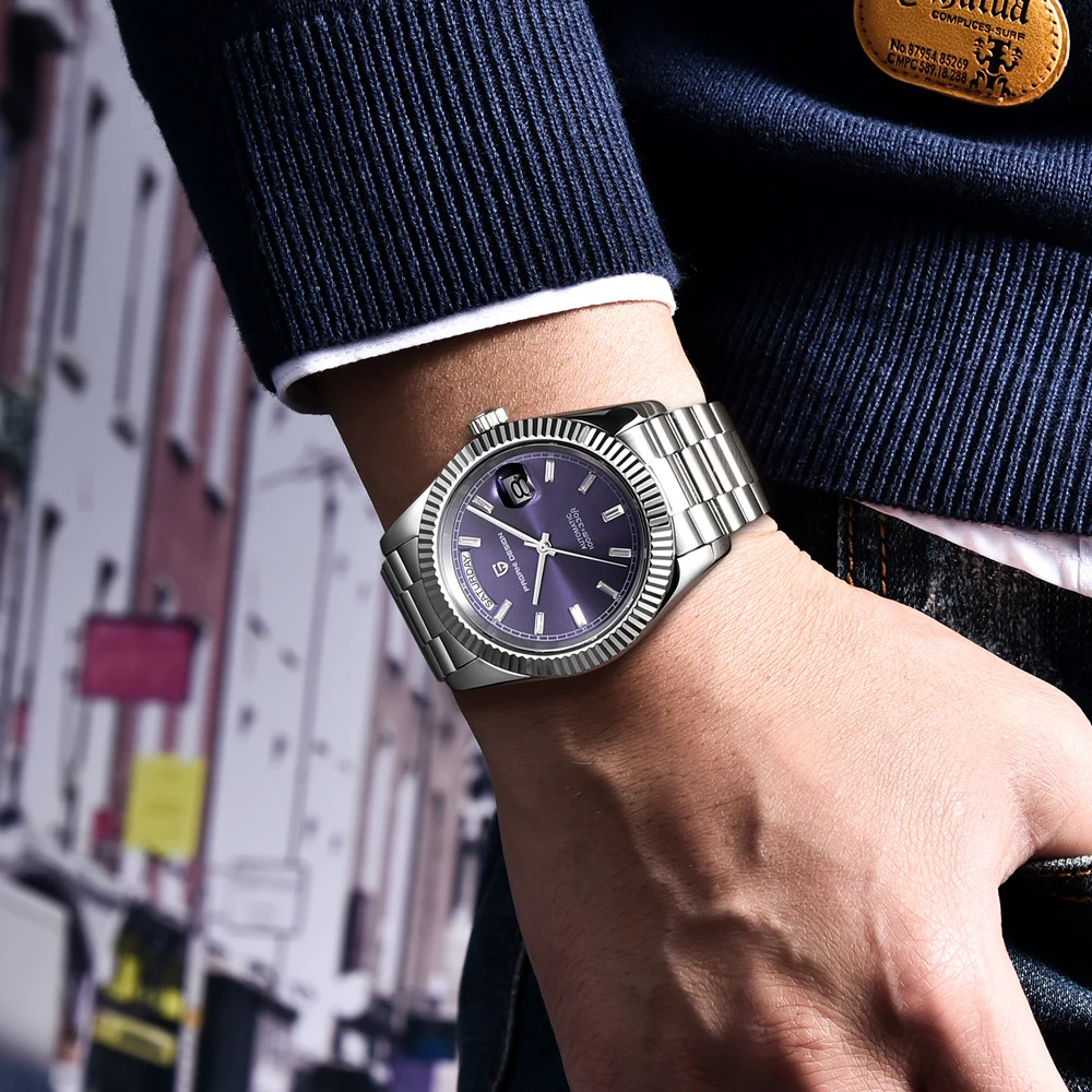 ساعات رجالية PAGANI DESIGN DD40 2025 ساعات يد ميكانيكية فاخرة أوتوماتيكية NH36A AR ساعة مرآة من الياقوت للرجال على مدار الساعة #2