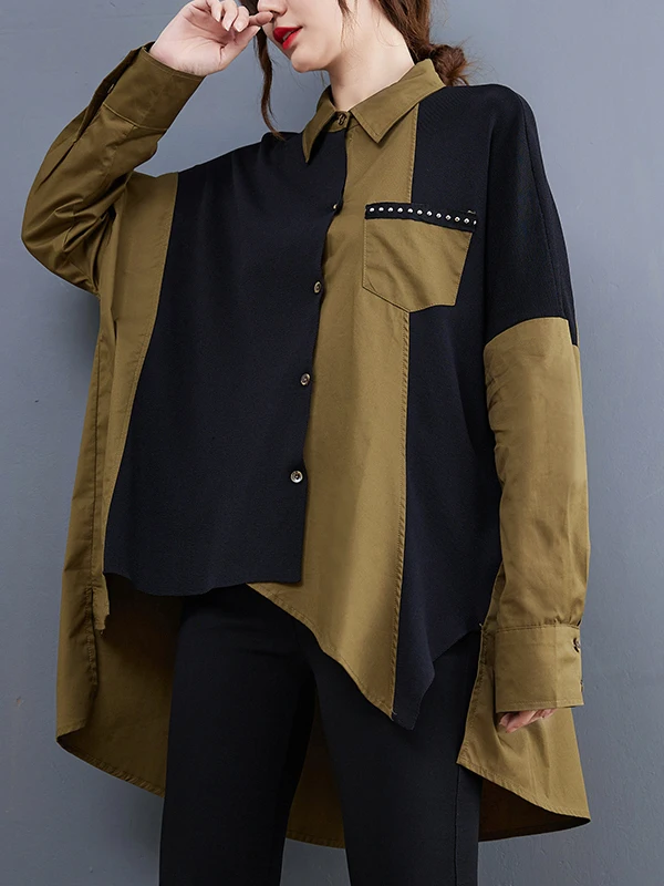 

Большие размеры, цвет Blo irt Jaet, свободная длина миди для женщин больших размеров, осенний сезон, длинный воротник све, повседневная верхняя одежда