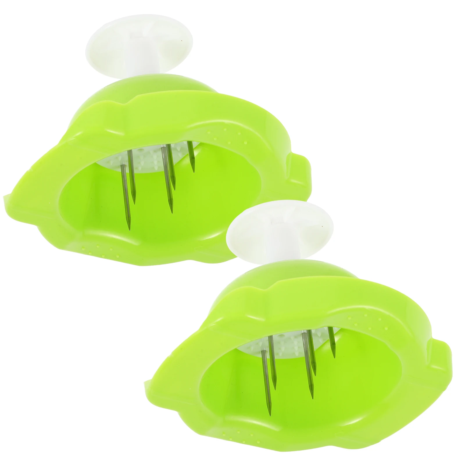 

2Pcs Creative Food Slicer Safety Holder Sturdy Long-Lasting Fits Any Size Veggies Meats Finger Guard Easy Wash