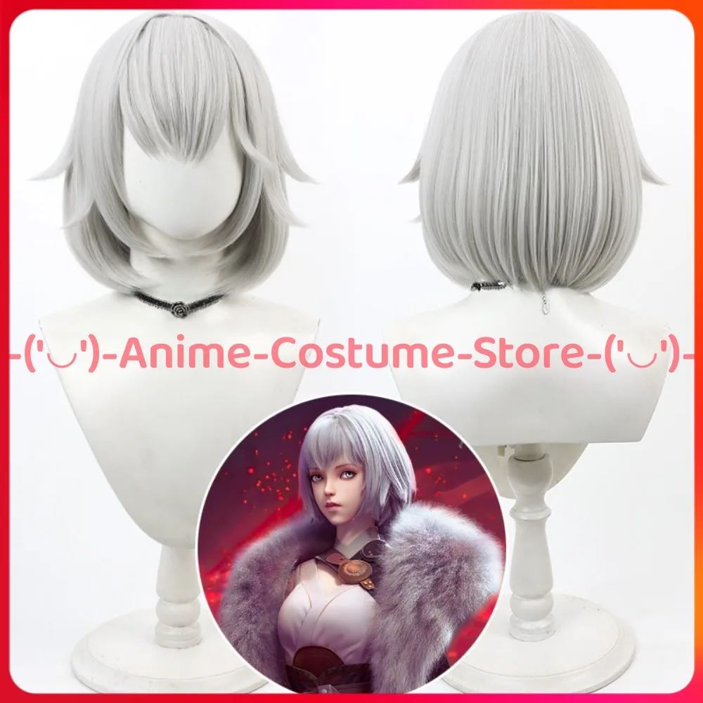 

Ling Cage Bai Yuekui Cosplay Wig Anime Game Character Halloween Carnival Party Costume Wigs Heat Resistant Synthetic Hair