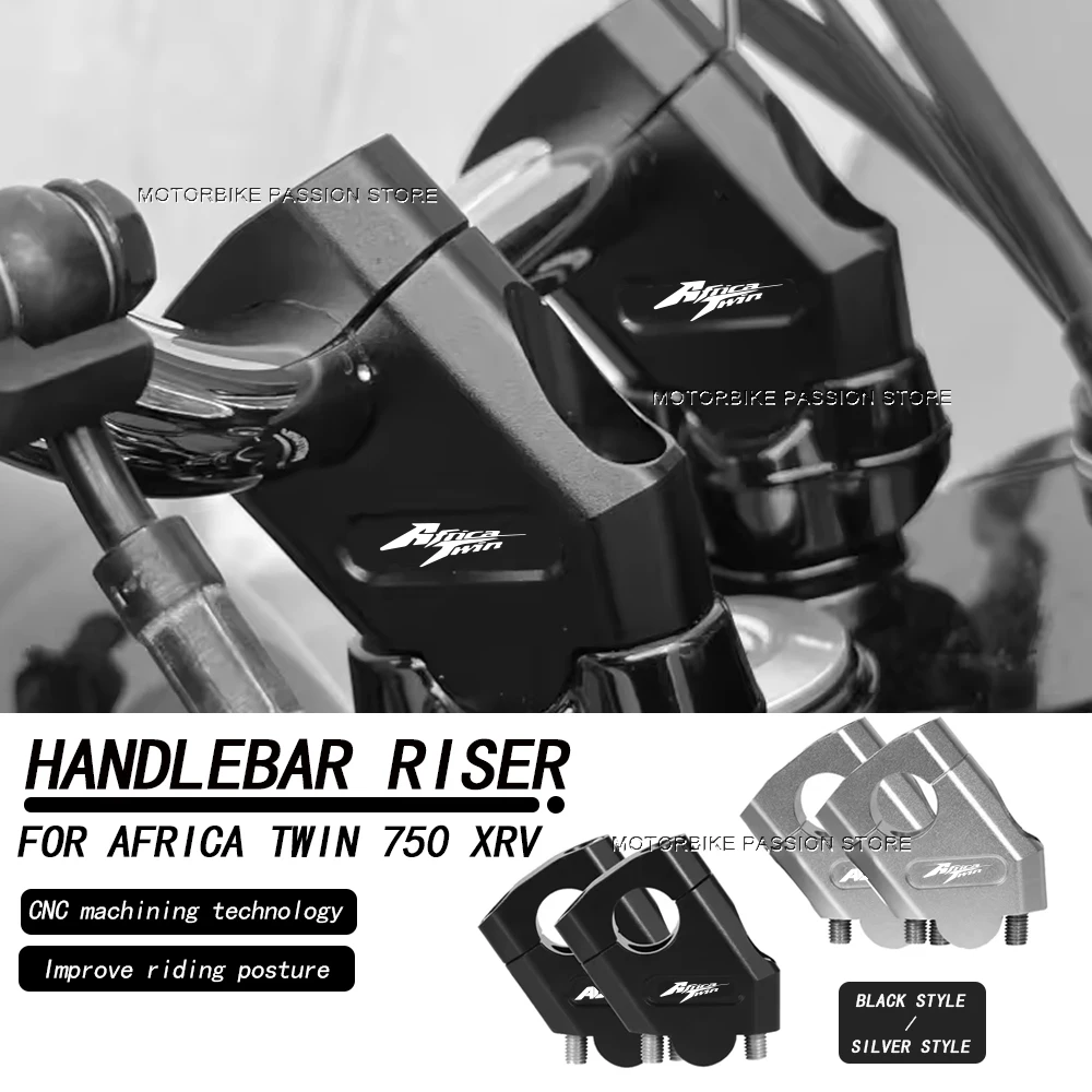 750 XRV Motorcycle Handlebar Riser Motocross Heightening Clamp Mount Pit Bike Motorbike For Africa Twin 750 XRV XRV750 XRV 750