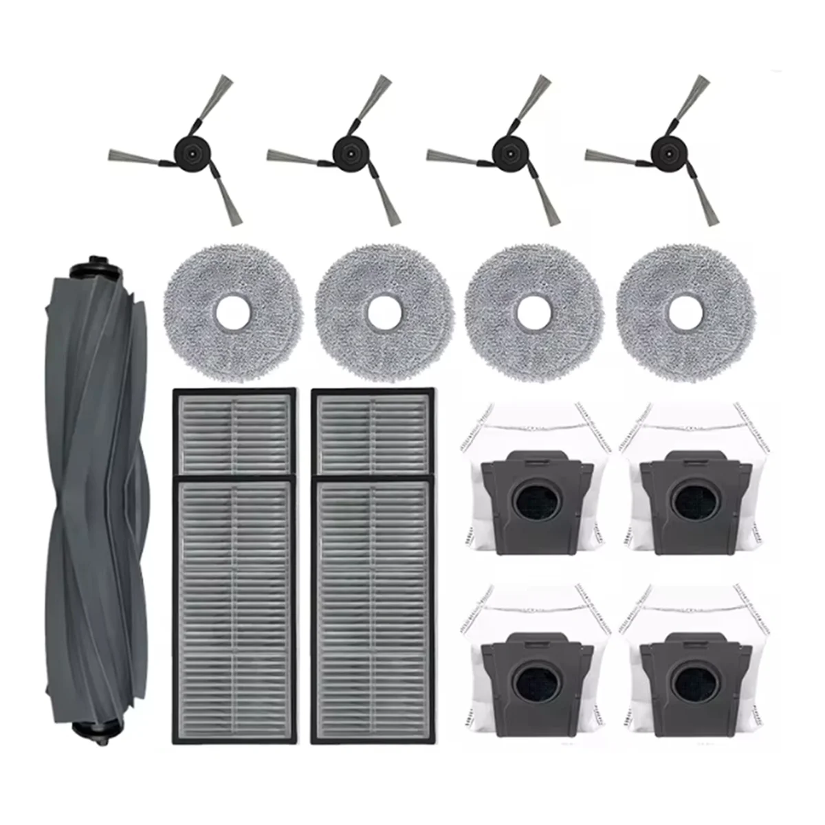 

For Roborock S116 Pro Ultra Robot Vacuum Cleaner Parts Dust Bag Main Side Brush Hepa Filter Mop Pad Accessories