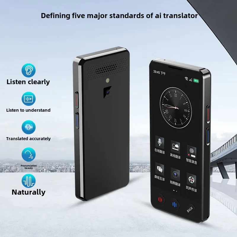 4G A20 Translator arrival smart voice translator device chinese English language photo translation machine 4G smart Translator