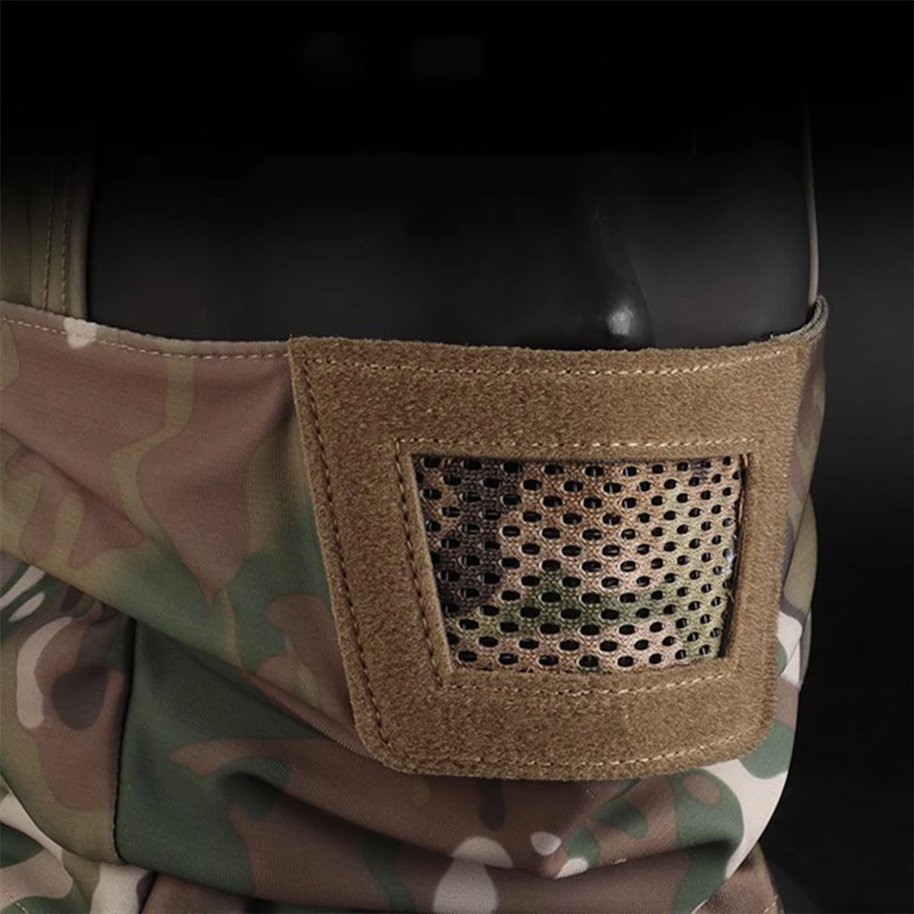 Imagem -03 - Balaclava Tática Estilo Ninja Máscara de Malha Chapelaria Proteção Facial Completa Tampa do Forro do Capacete para Caça Airsoft Ciclismo Esportes