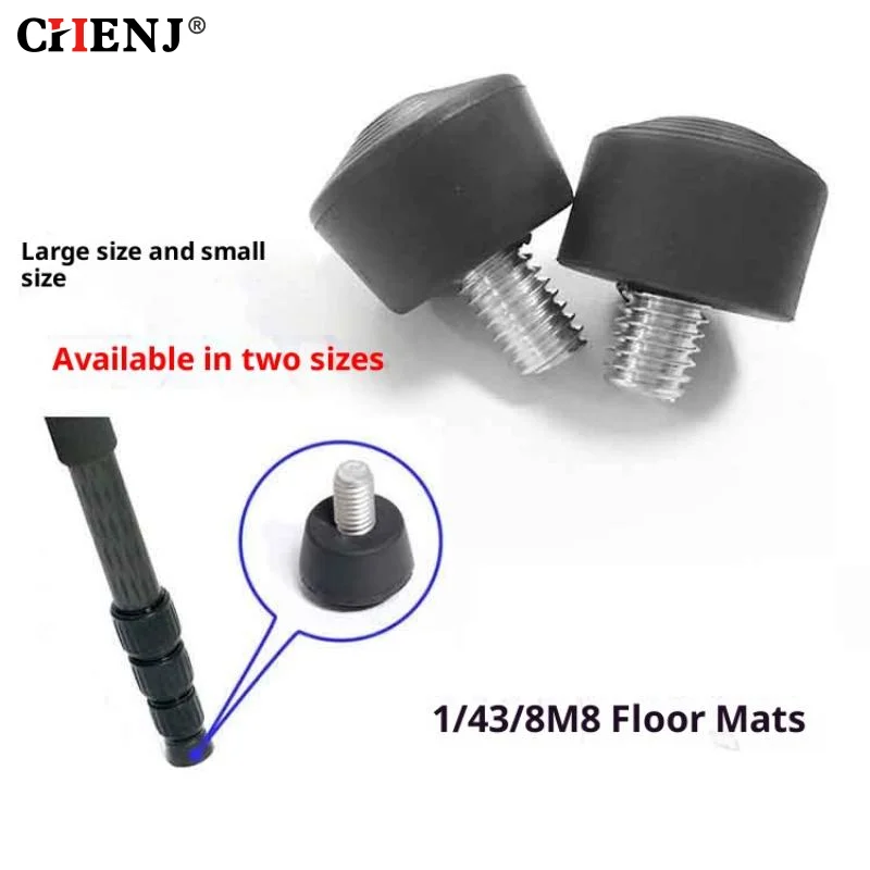 1Pc Universal Anti-slip Rubber Foot Pad Feet Spike 3/8 Inch 1/4 Inch M8 Photography Accessories For Tripod Monopod