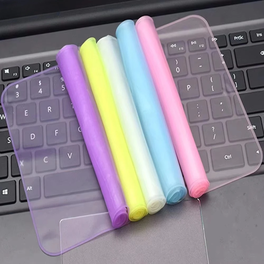 Universal Laptop Keyboard Cover Protector 13-17 inch Waterproof Dustproof Silicone Notebook Computer Keyboard Protective Film