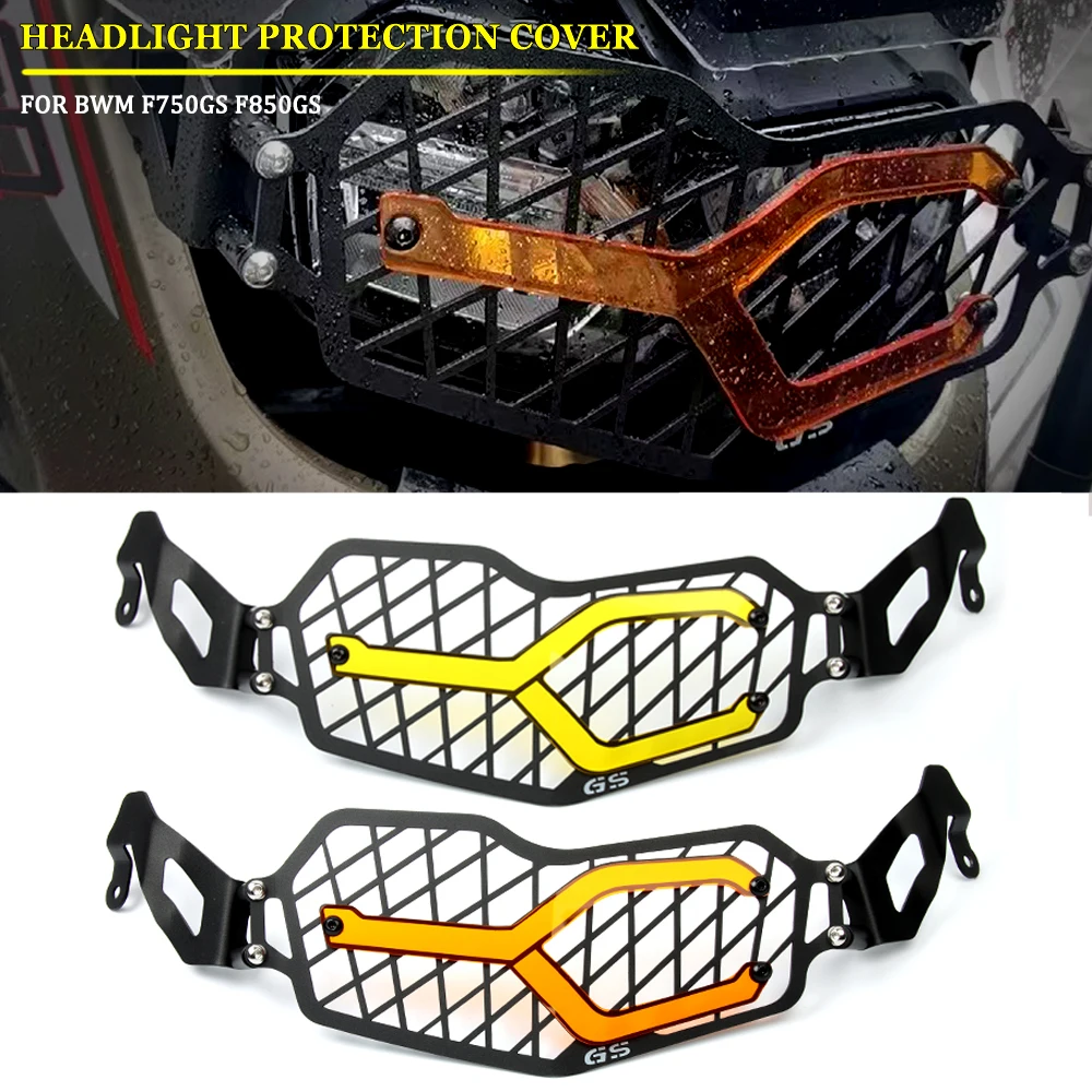 

Headlight Protector Guard Motorcycle Headlight Grill Cover after market Stainless Steel For BMW F850GS F750GS F 850 GS F 750 GS