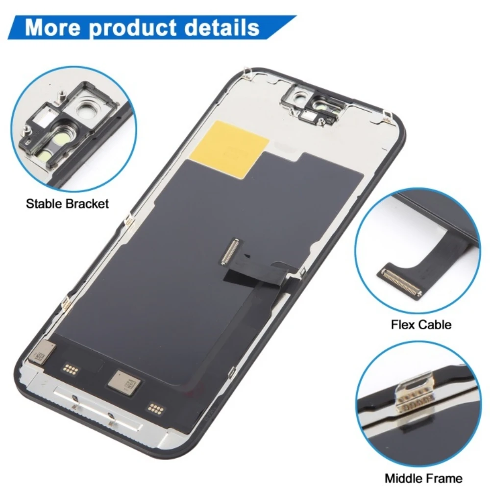 For iPhone  16 Pro 12 13  LCD Display Touch Screen Digitizer Assembly Replacement