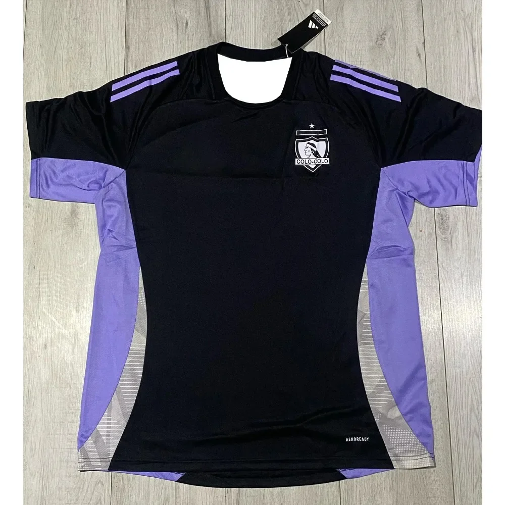 2025 nueva camiseta de secado rápido para hombres Club de fútbol de Chile Colo-colo moda 3D impreso de manga corta cómoda camiseta Casual