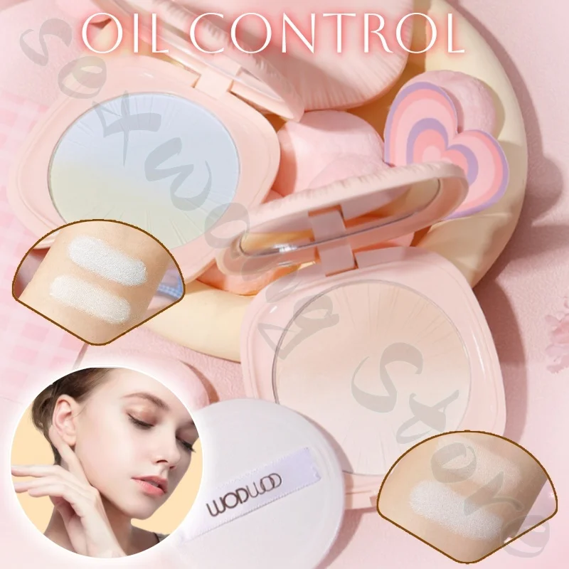 WODWOD cloud fog lock makeup gradient honey powder cake lasting makeup concealer not easy to take off makeup and card powder