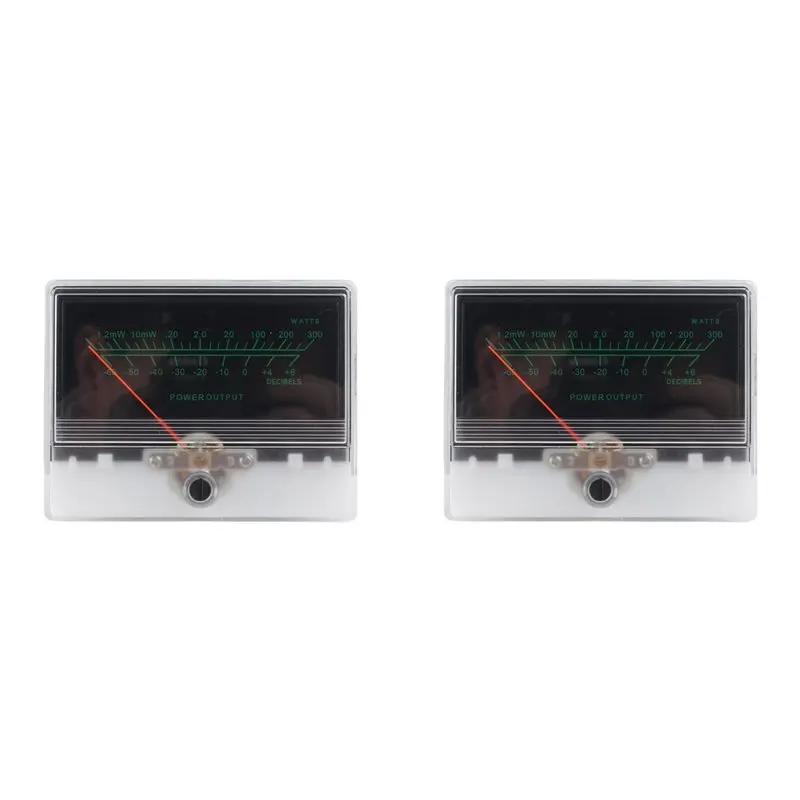 AA84 2X VU Level Meter Stereo Preamp Tube Amplifier Board Indicator DB Preamp Audio Power Meter With Driver Backlit Pointer B