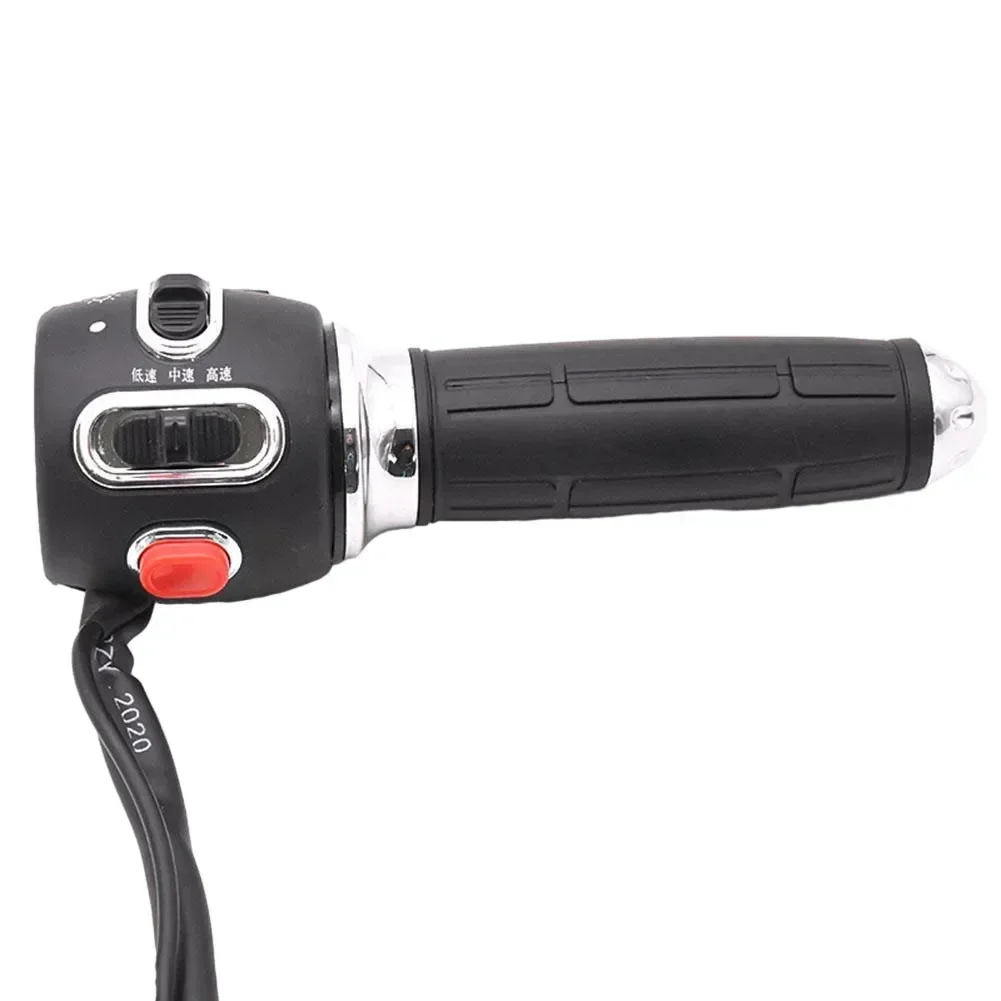 Ebike Handle Scooter Speed Throttle 12V-72V For Ebike With Headlight Turn Signal Horn Handle Electric Bike Handle Sets