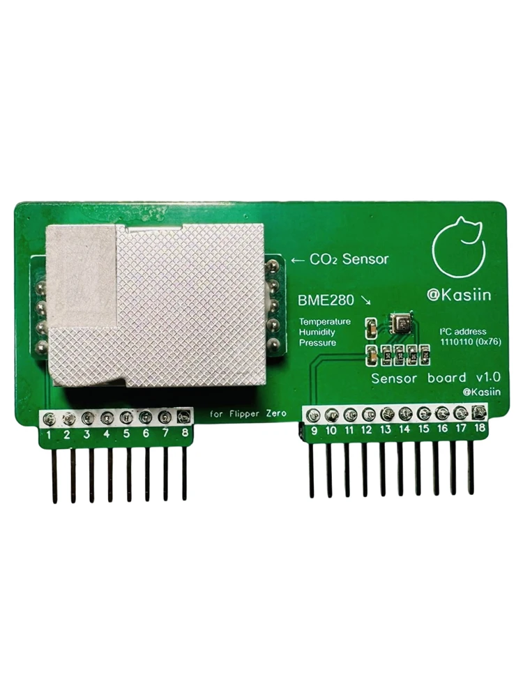 Flipper Zero Environmental Sensor Module - Integrated MH-Z19 CO2 、Temperature、Humidity, and Pressure Sensor 4in1 - view 5