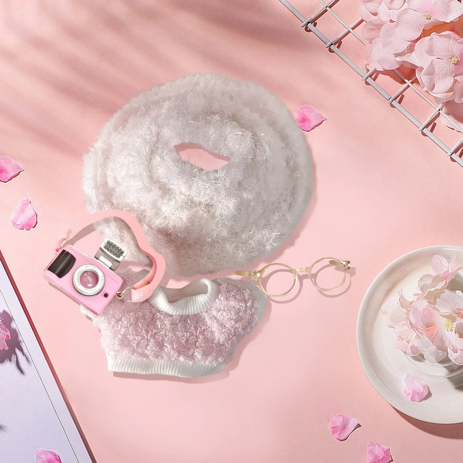 

Only Clothes Cute Mini Plush Doll's Clothes Outfit Accessories For Labubu Idol Dolls Sweater Hoodie Clothing DIY Toy ﻿Clothes