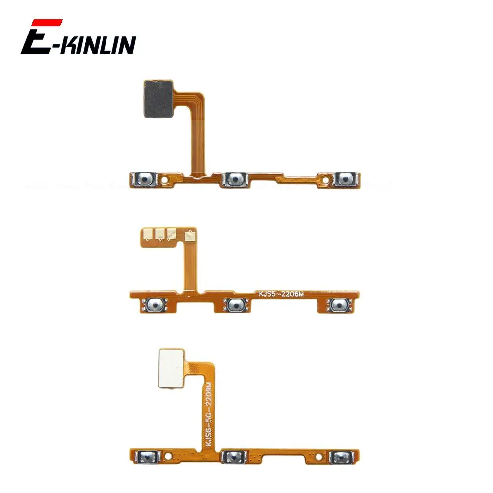 Mute Switch Power Key Ribbon For Vivo S1 S5 S6 S7 S7e S9 S10e S12 S15 Pro 5G S15e Volume Button Control Flex Cable